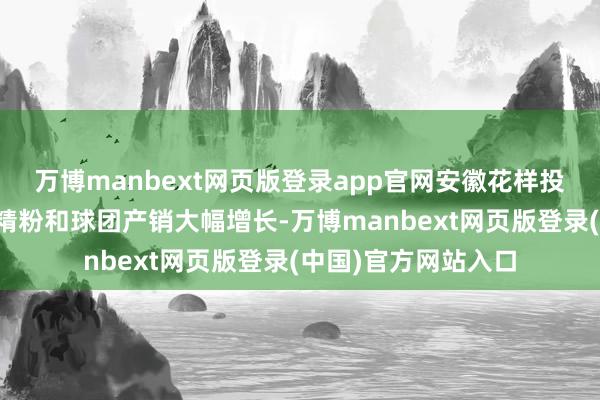 万博manbext网页版登录app官网安徽花样投产使铁矿产出、铁精粉和球团产销大幅增长-万博manbext网页版登录(中国)官方网站入口